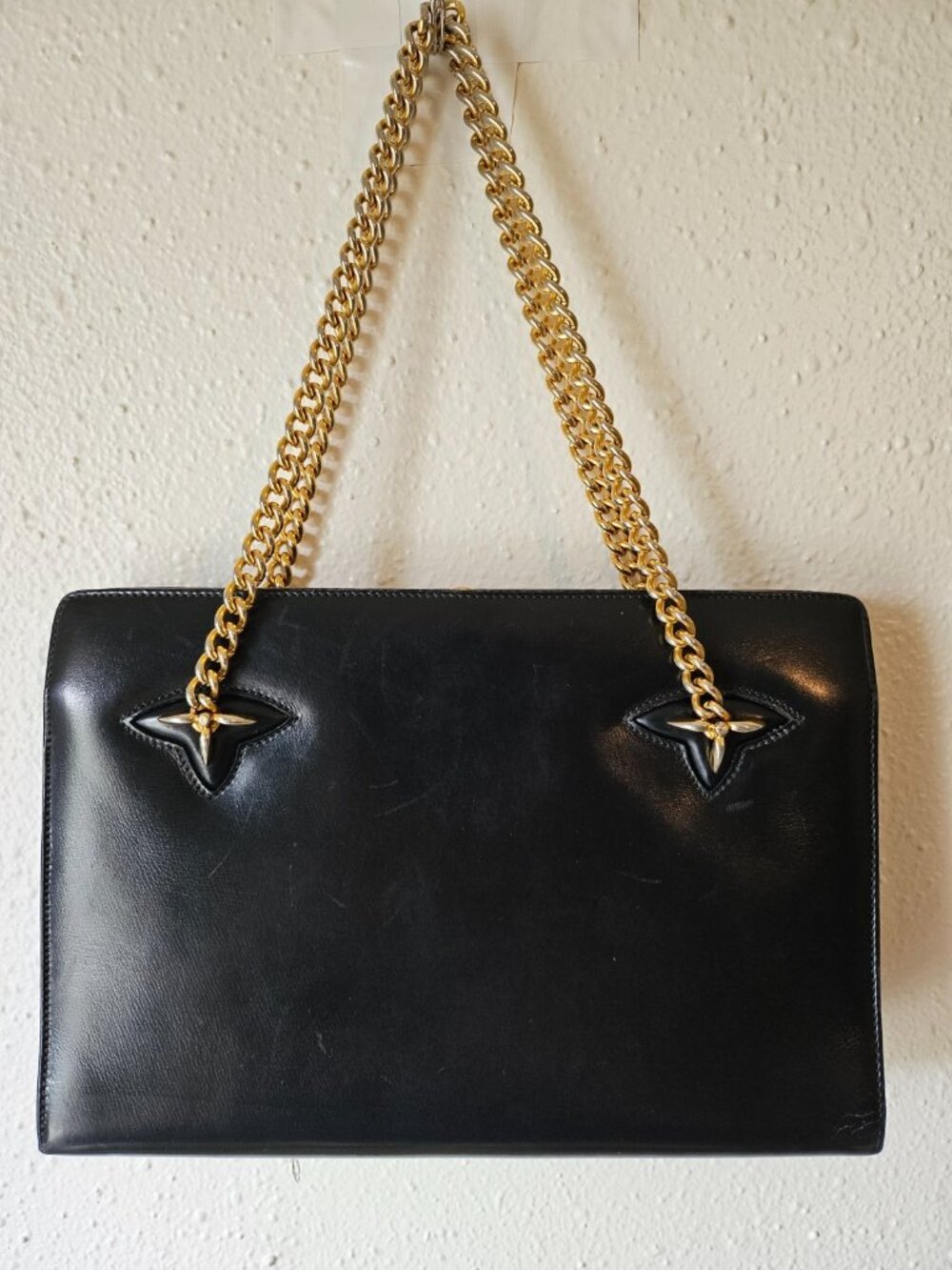 RARE LIMITED EDITION Gucci Black Purse/GG‎ Maramont Collection Embellished Clasp
